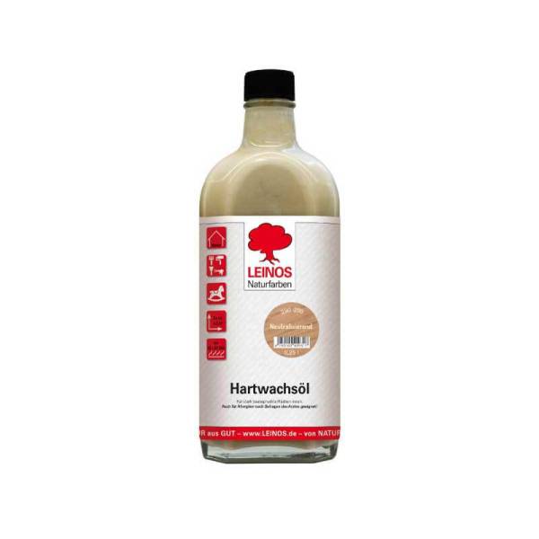 290.200 Leinos Hartwachsöl neutralisierend (Rohholz-Effekt) 0,25L